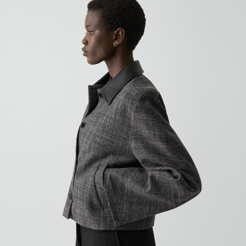 Curve Sleeve Jacket in Malfile Wool 5