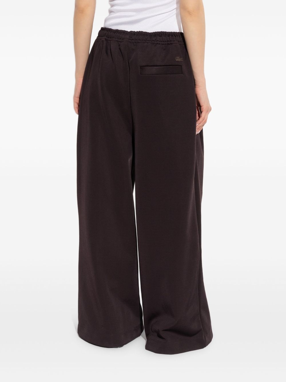 logo-embroidered trousers - 4