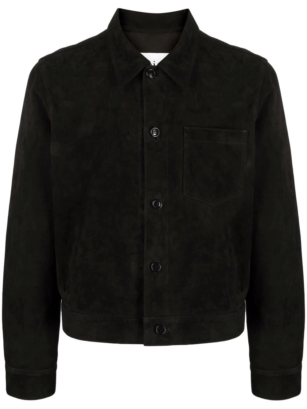 buttoned shirt jacket - 1