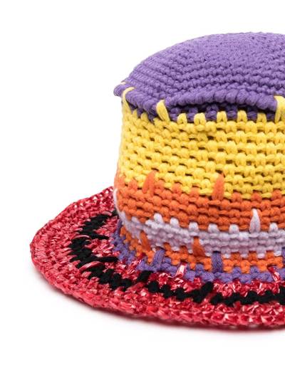 Etro crochet-knit logo hat outlook