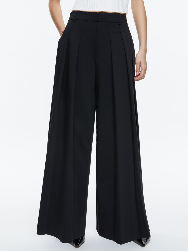 BLAIRE ULTRA LOW RISE PLEATED PANT 2