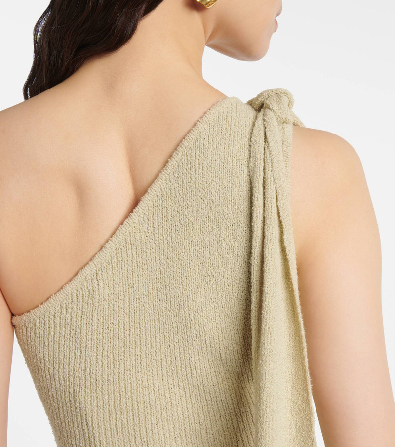 Dara one-shoulder draped maxi dress 6