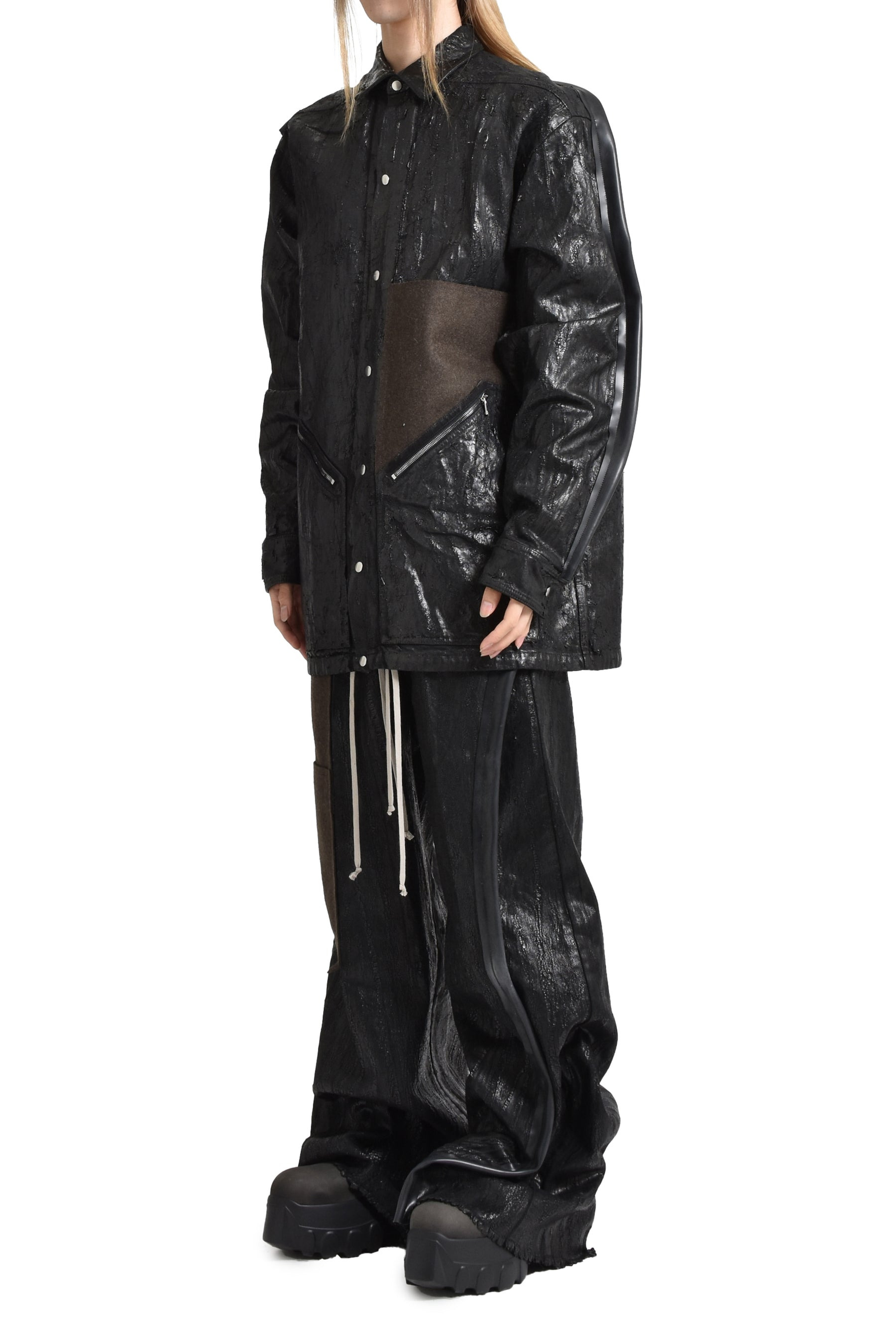 TOUR JKT / BLK/BRW/BLK - 4