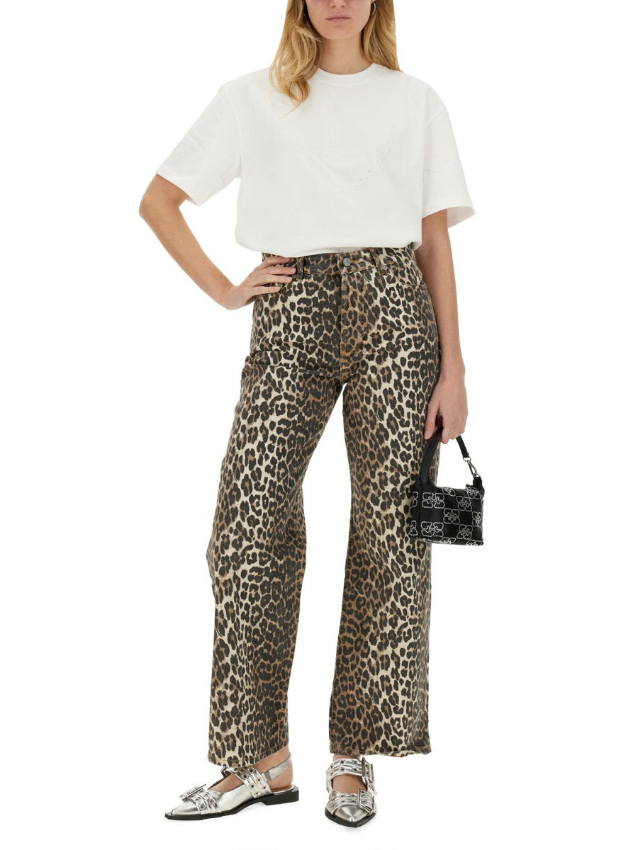 Ganni Women T-Shirt "Heart" - 2