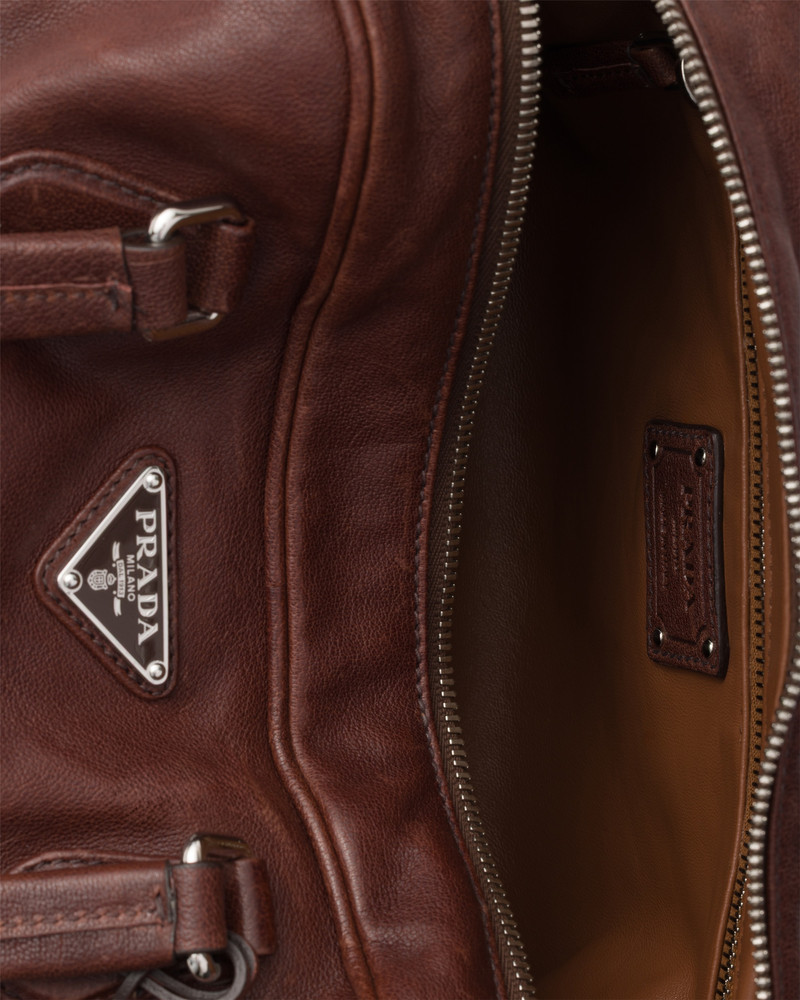 Medium leather top-handle bag 5