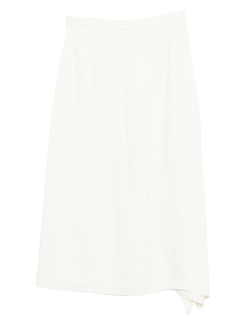 christian wijnants buckle draped midi skirt outlook