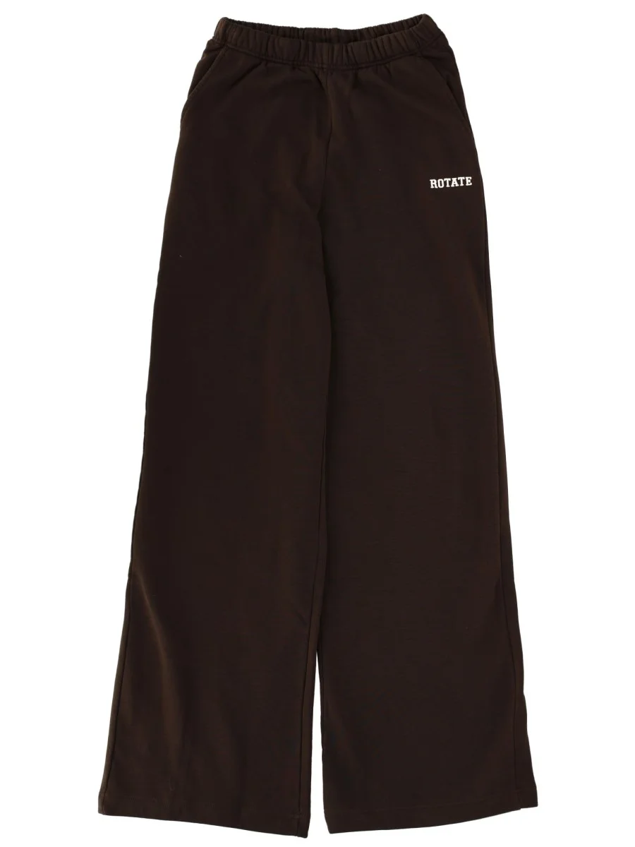 COTTON PANTS WITH LOGO - 1