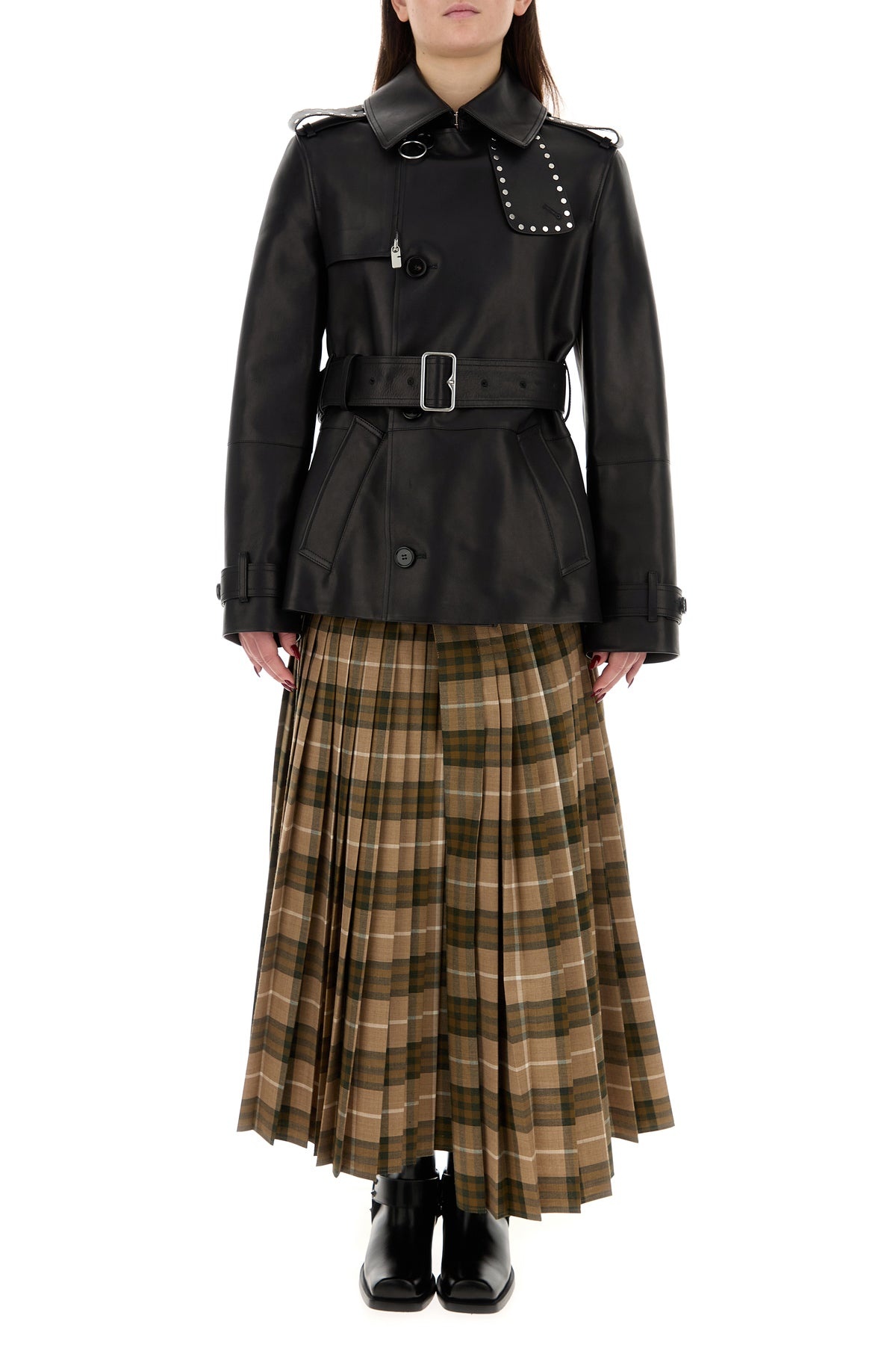 Embroidered polyester blend skirt - 6