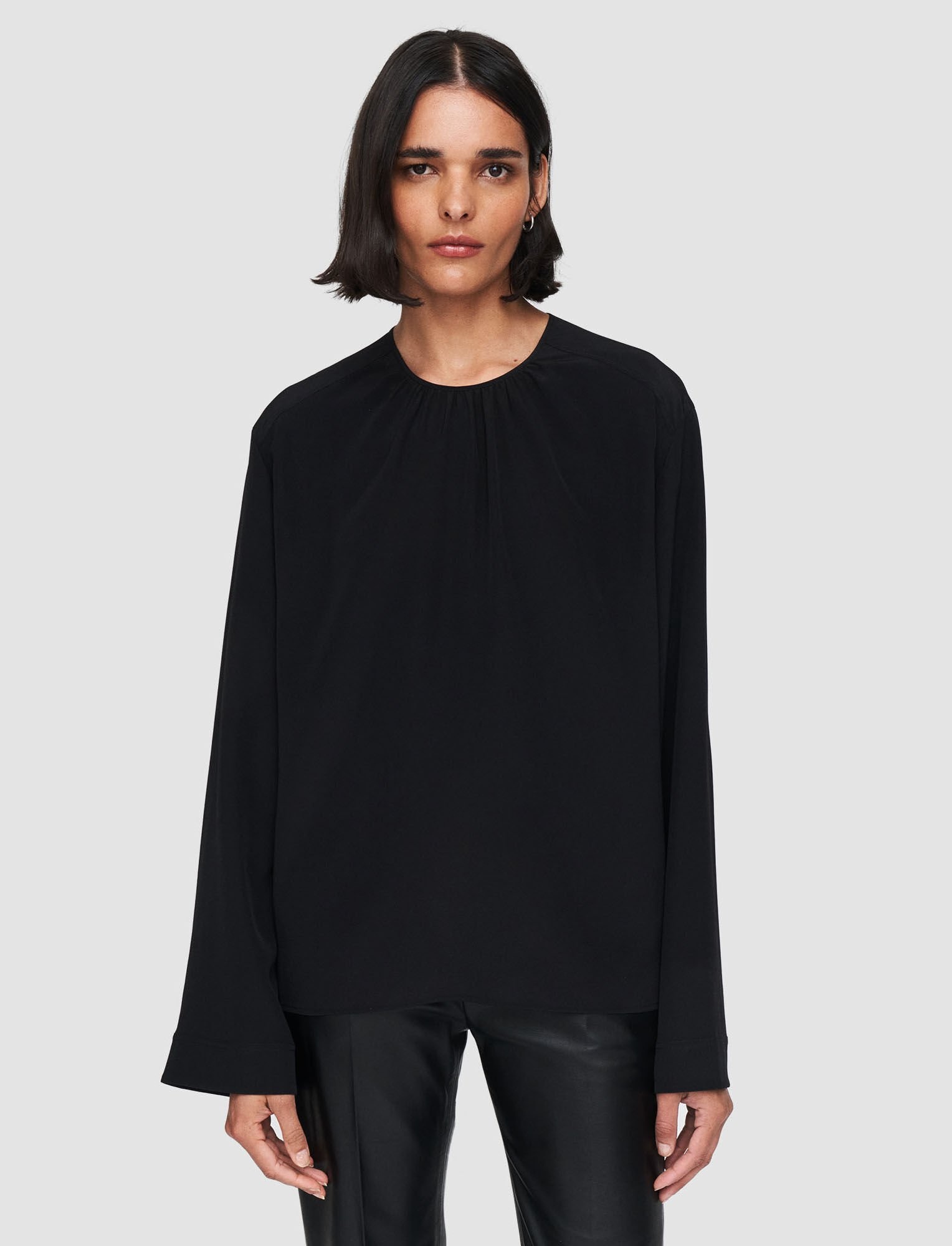 Silk Crepe de Soie Braidwood Blouse - 3