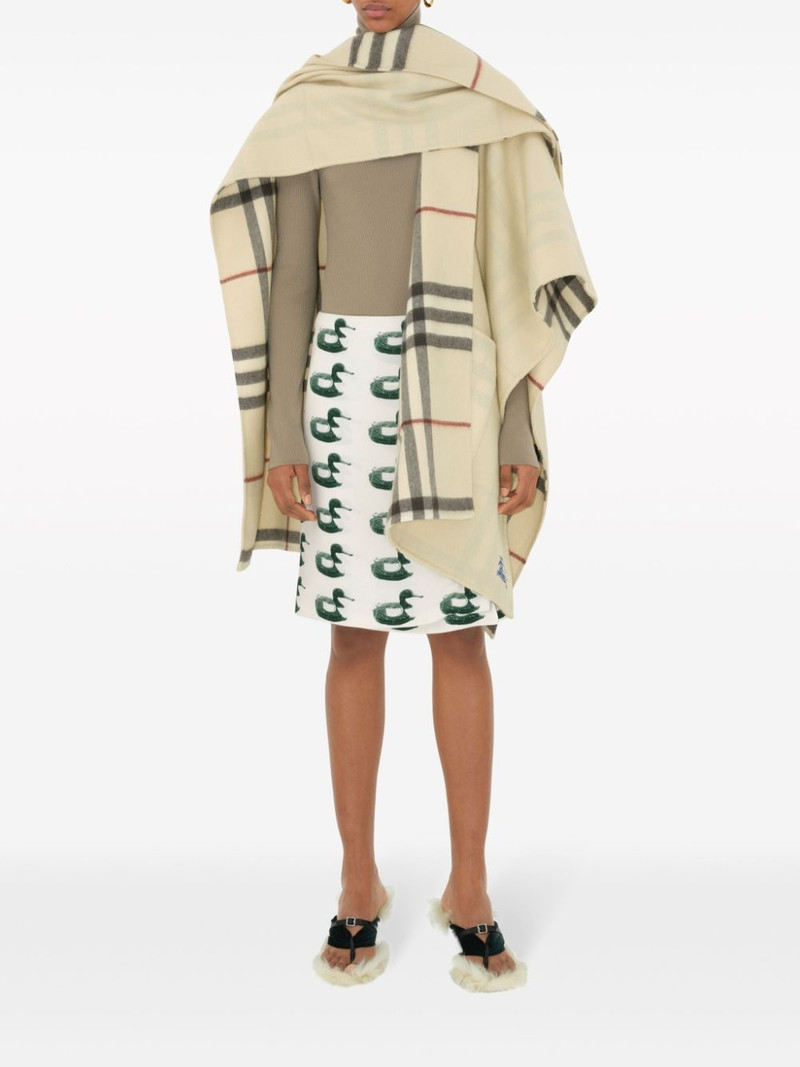 EKD-embroidered cashmere cape 5
