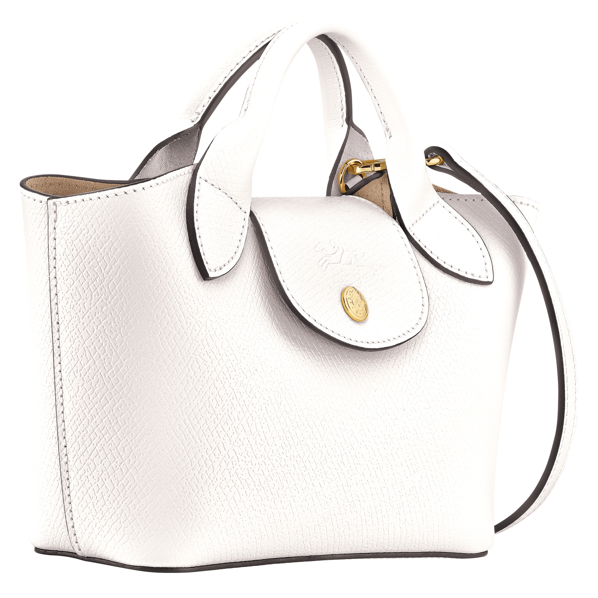 Épure Tote bag White - Leather - 3