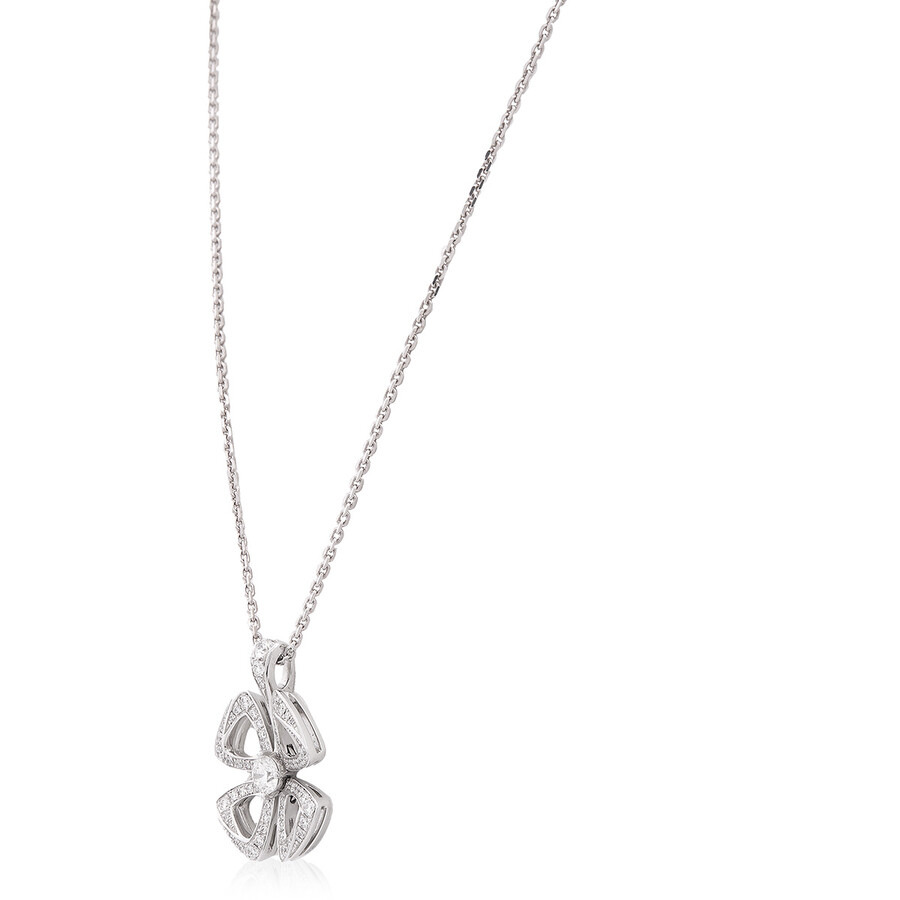 Bvlgari Fiorever 18kt White Gold Diamond Necklace - 2
