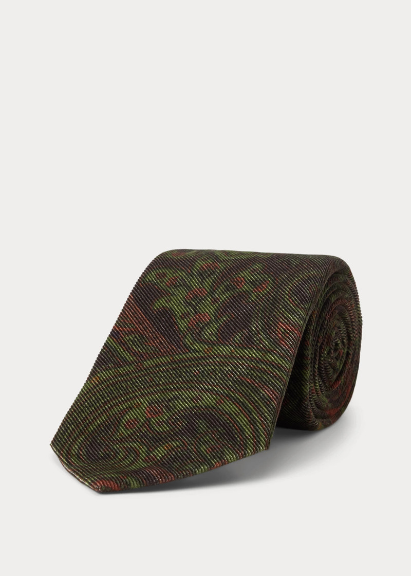 RRL by Ralph Lauren Handmade Paisley Corduroy Tie outlook