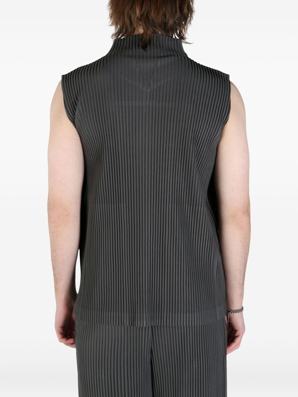pleated vest - 5