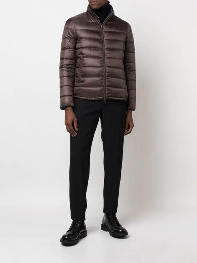 Herno reversible zip-up padded jacket outlook