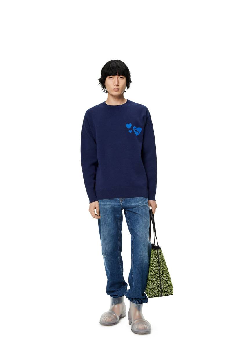Loewe LOEWE heart sweater in wool outlook
