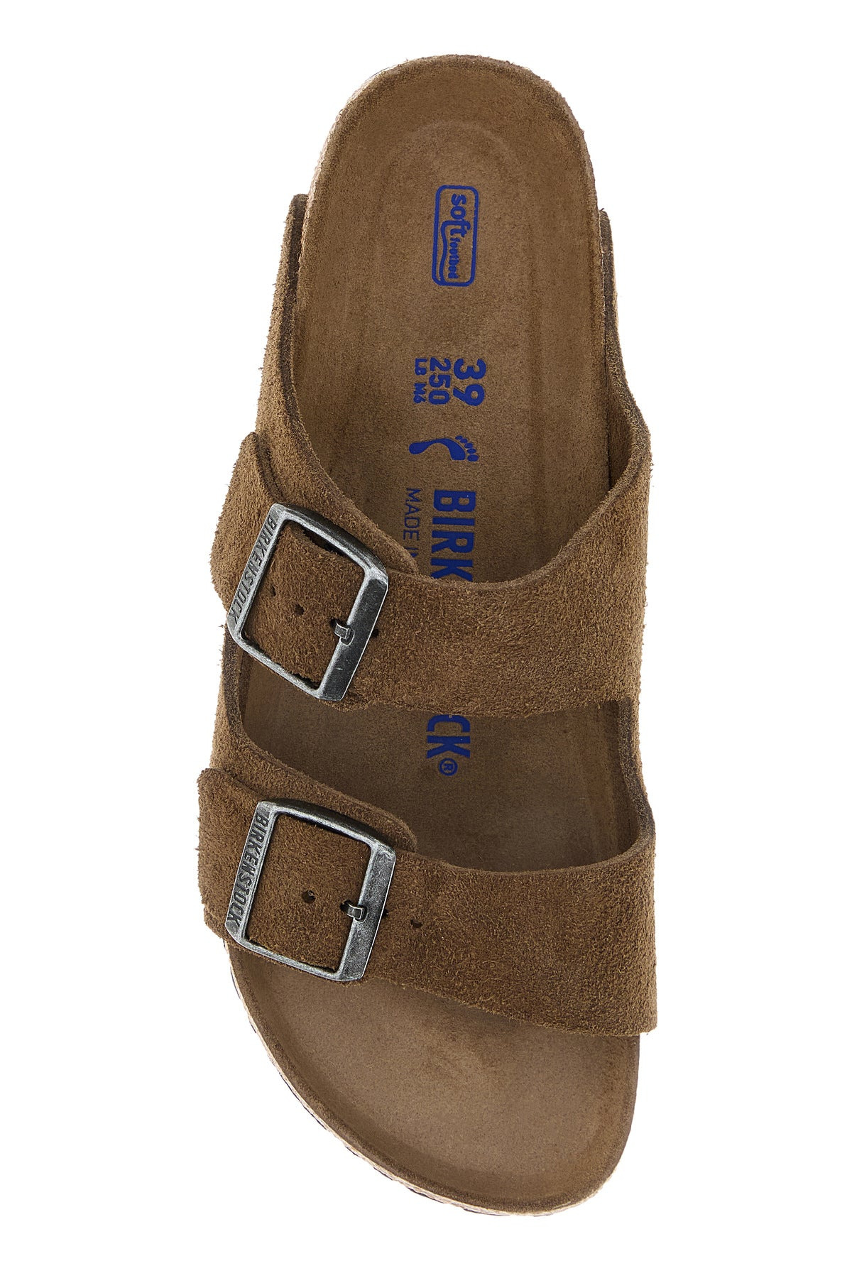 Brown suede Arizona slippers - 4