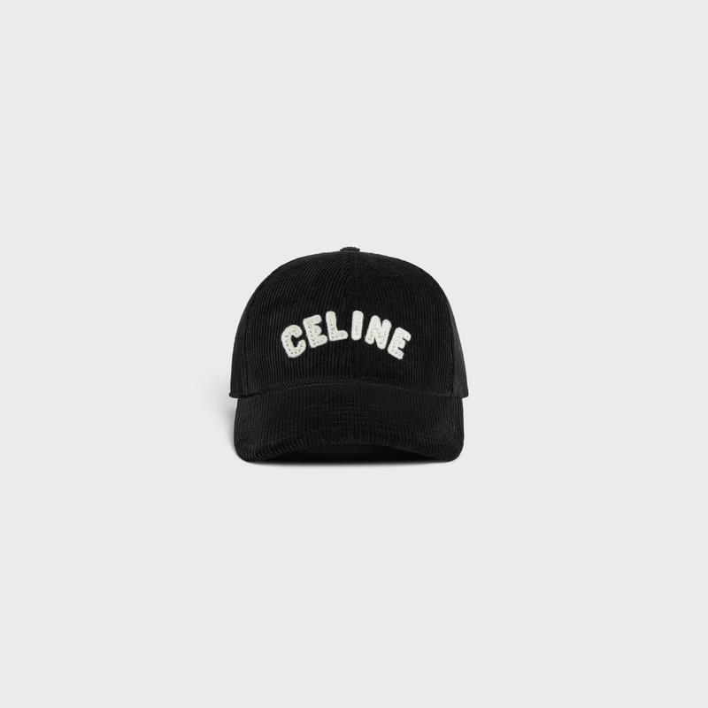 CELINE celine baseball cap in corduroy outlook