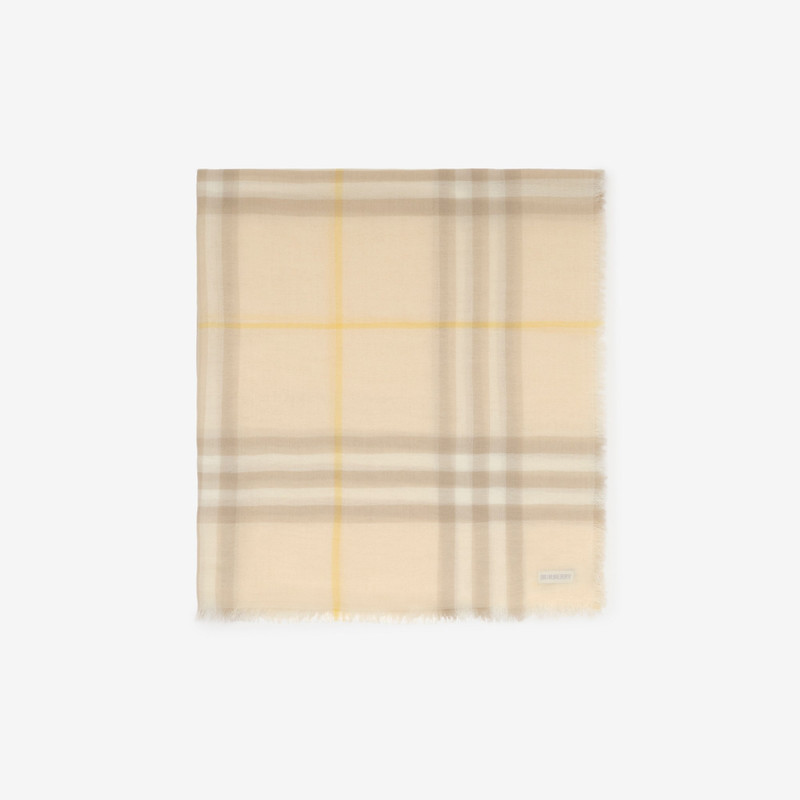 Burberry Wide Check Wool Scarf outlook