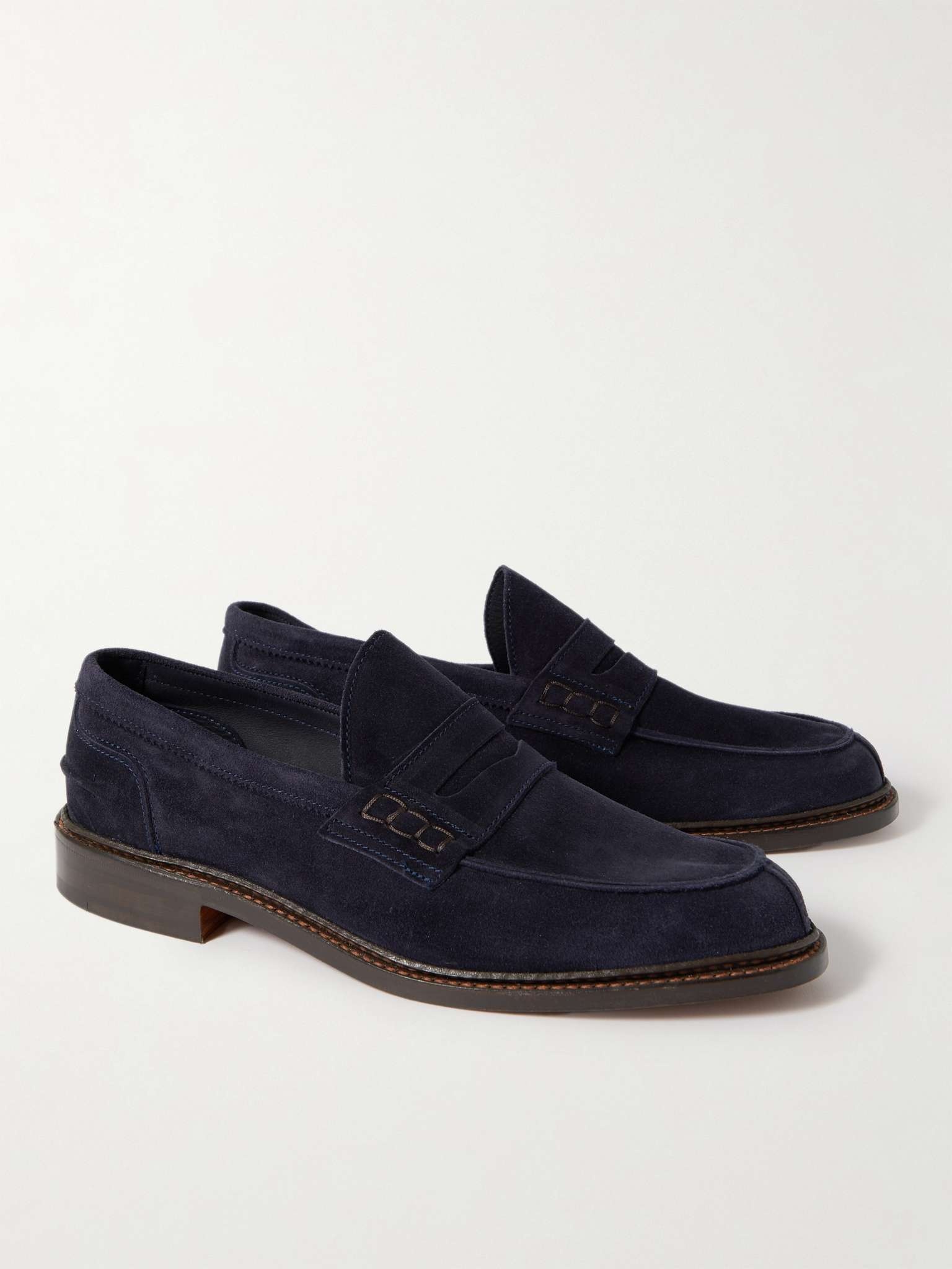 Adam Suede Penny Loafers - 4