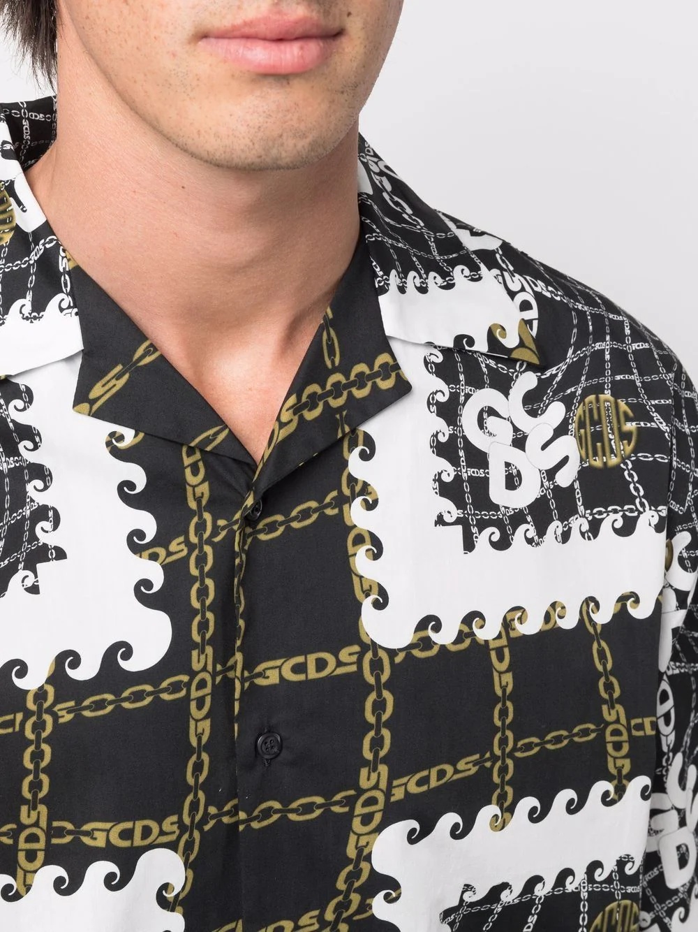 Logo-Chain printed shirt - 5