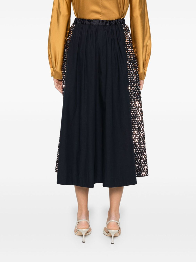 sequin-embellished midi skirt 4