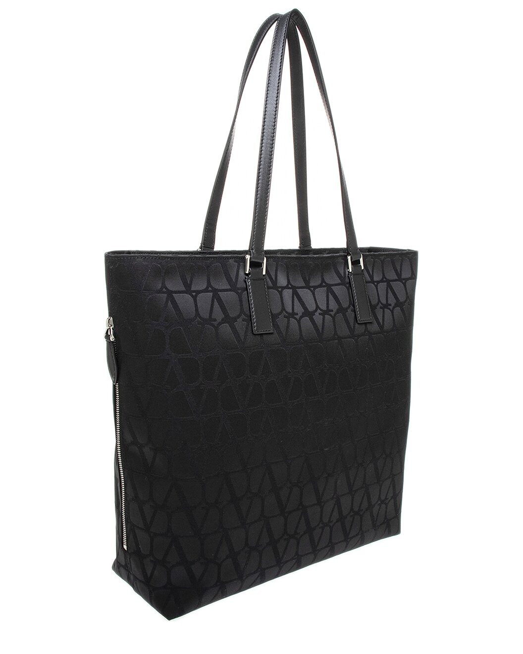 Valentino Toile Iconographe Leather-Trim Tote - 3