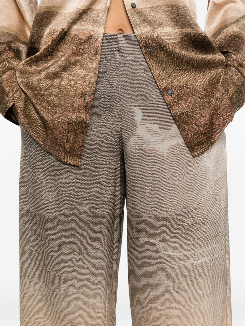 landscape-print wide-leg trousers 5