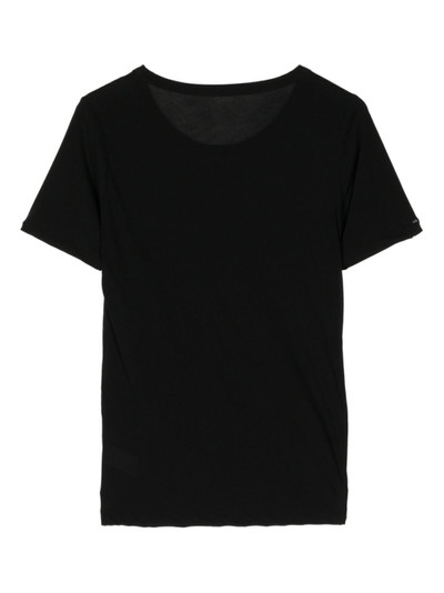 Yohji Yamamoto round-neck cotton t-shirt outlook