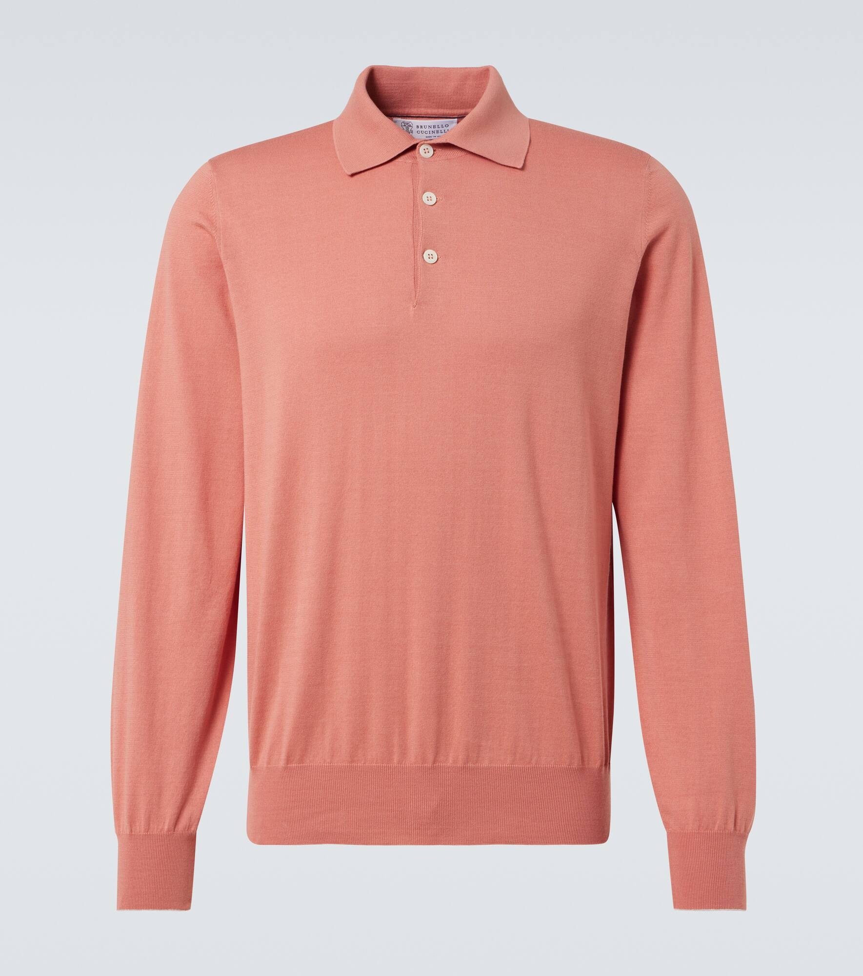 Cotton polo sweater - 1