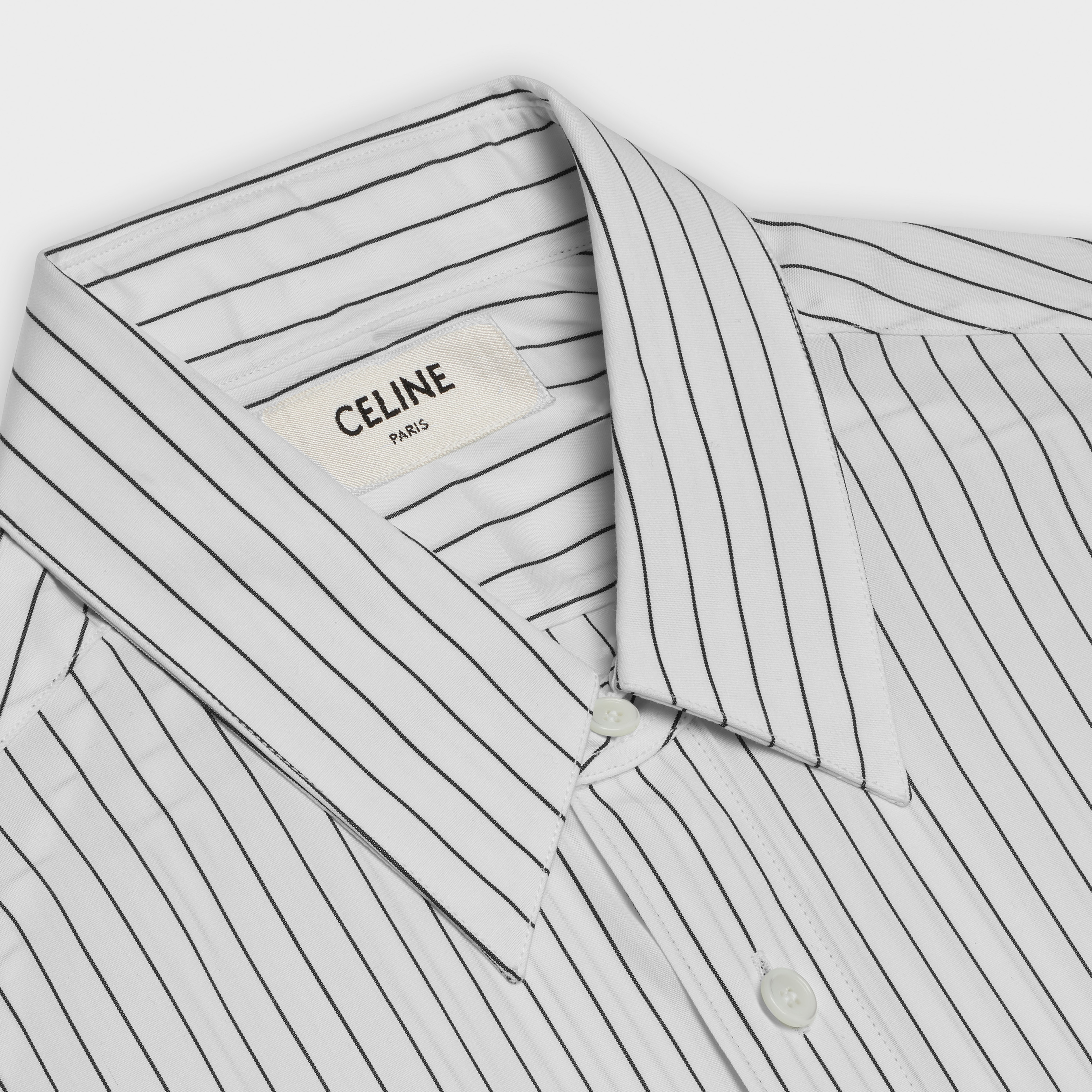 CLASSIC SHIRT IN STRIPED POPLIN - 3