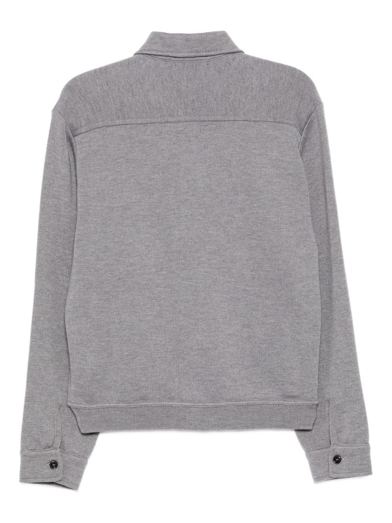 LARDINI wool shirt jacket outlook