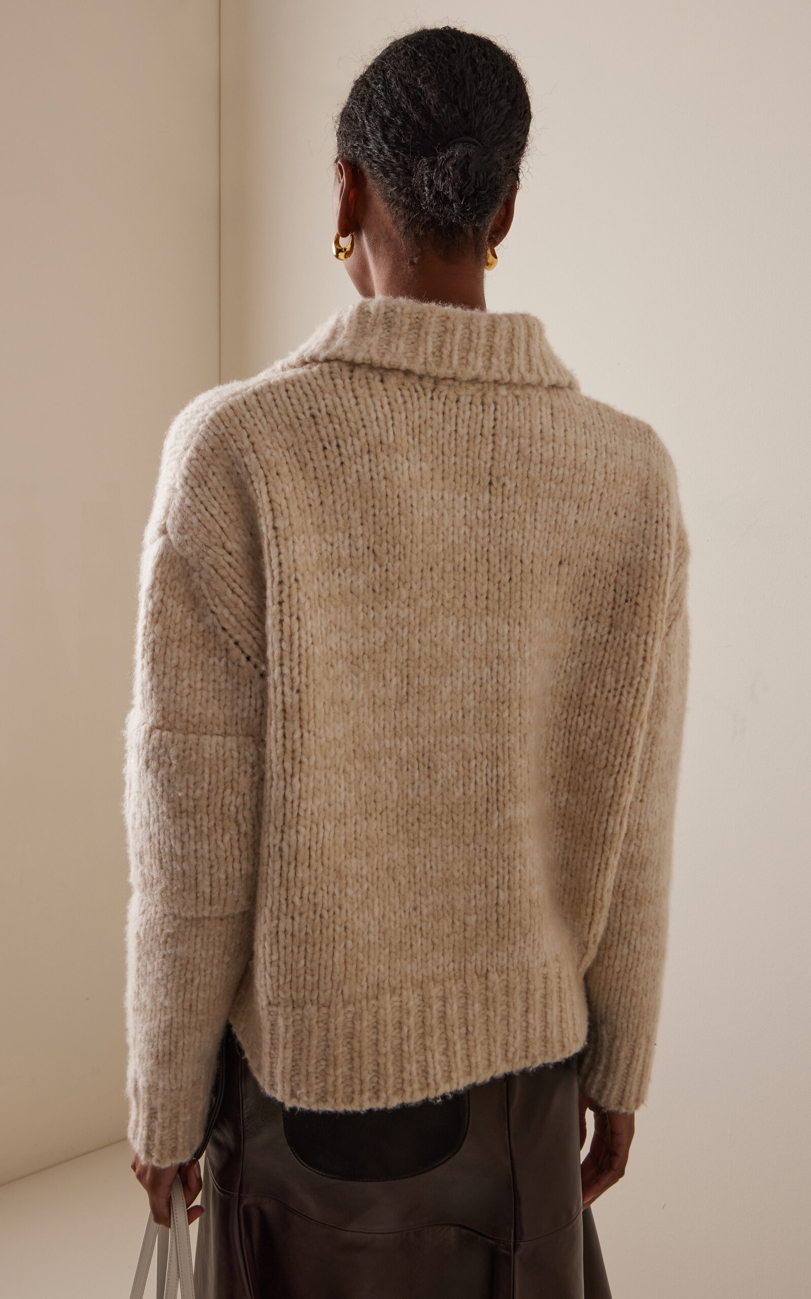 The Posie Cashmere-Blend Sweater brown - 4