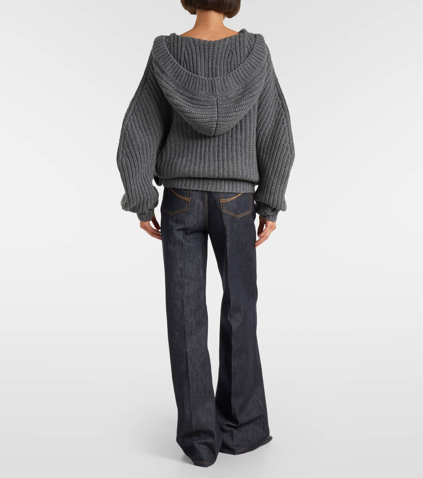 Cashmere and wool cardigan - 3