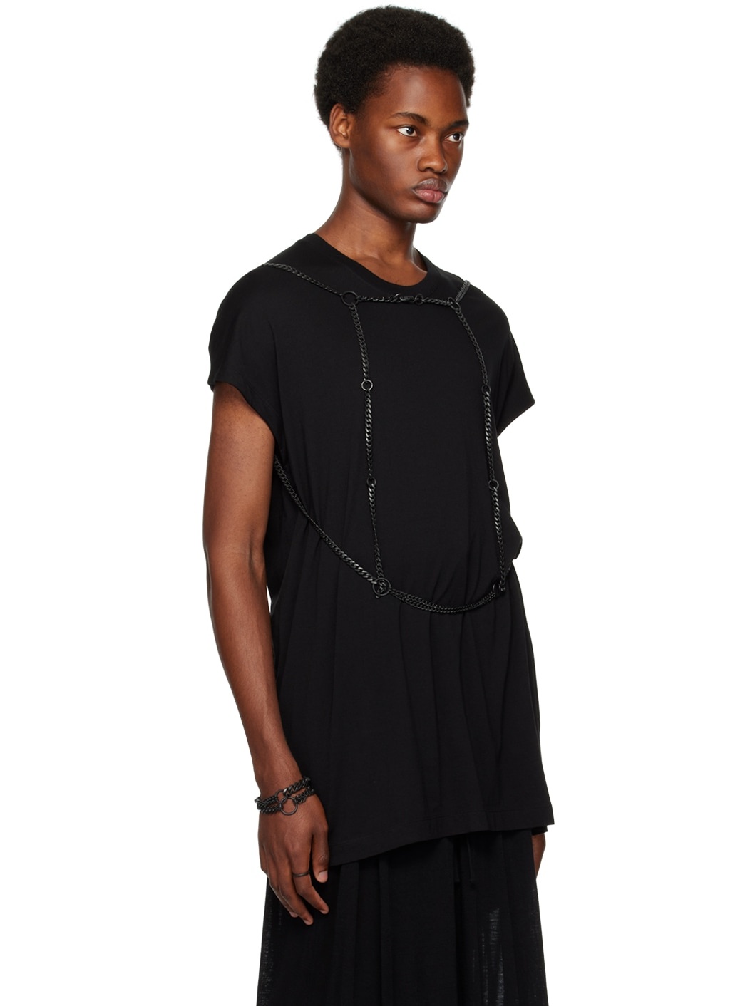Black Body Chain Harness - 2