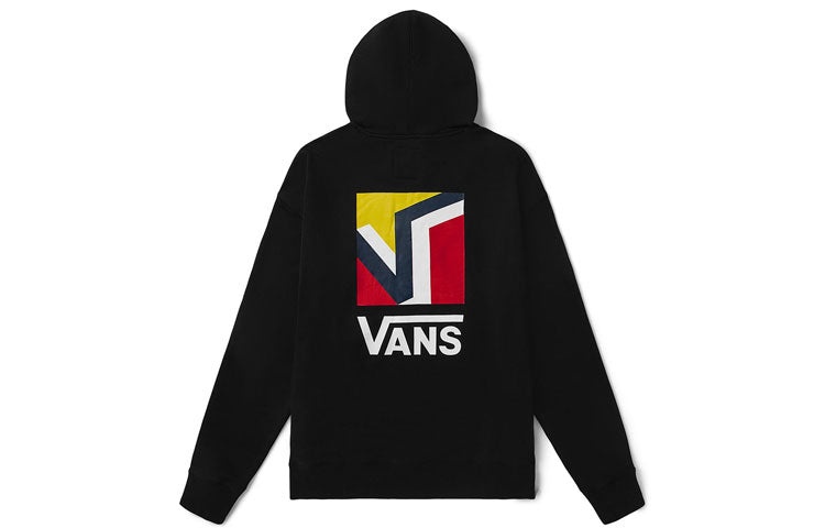 Vans Pullover Hoodies 'Black White Red Yellow' VN0A54JABLK - 2