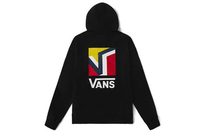 Vans Vans Pullover Hoodies 'Black White Red Yellow' VN0A54JABLK outlook