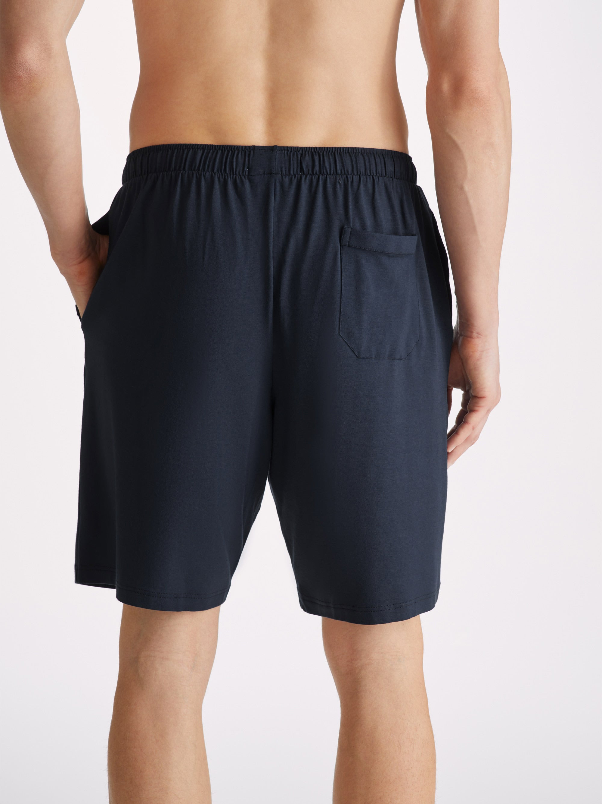 Men's Lounge Shorts Basel Micro Modal Stretch Navy - 5