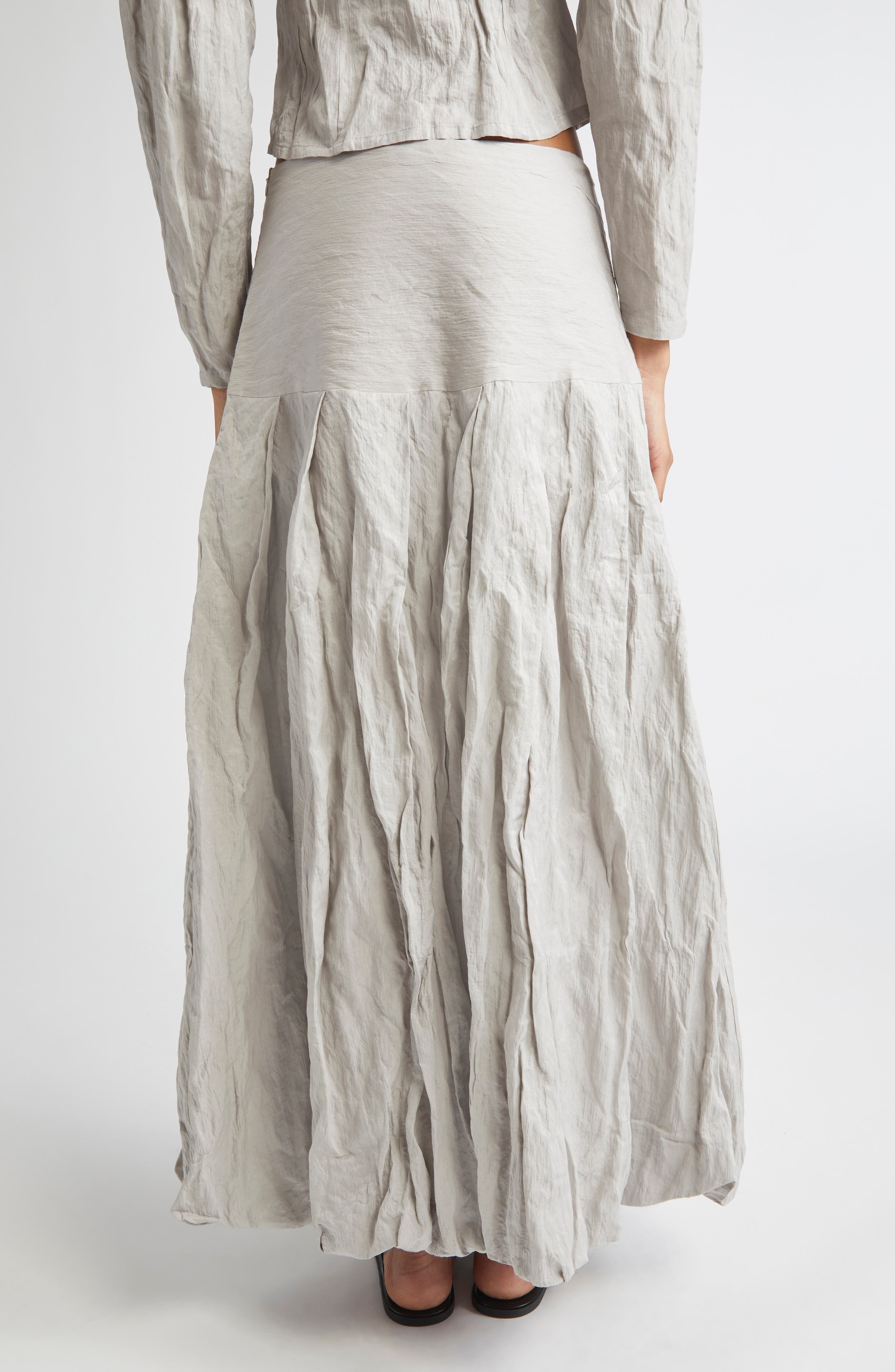 Paloma Wool Sluto Crinkled Skirt in Grey at Nordstrom - 3