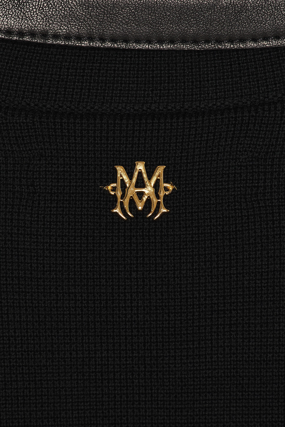 Leather Patch MA Cardigan - 3
