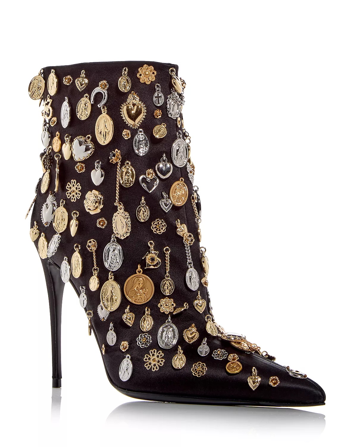 Women's Charm Embellished Booties - 1