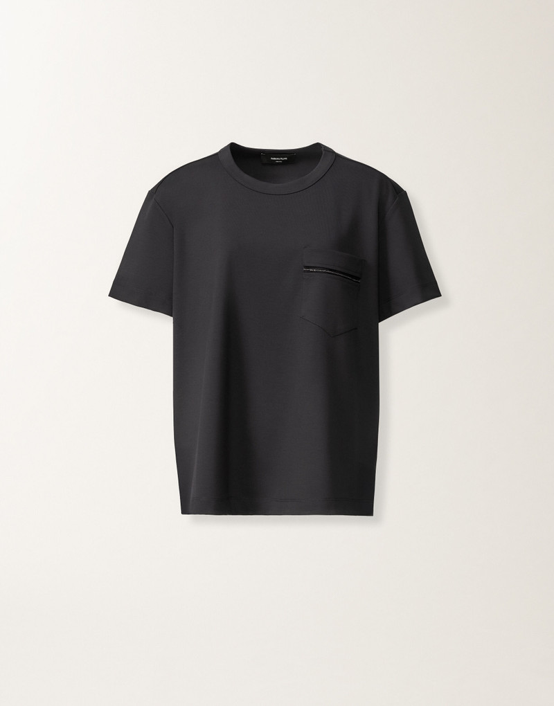 Night blue jersey T-shirt 1