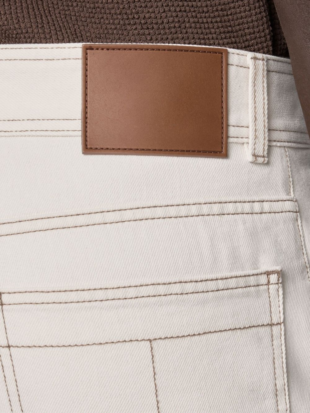 pressed-crease jeans - 6