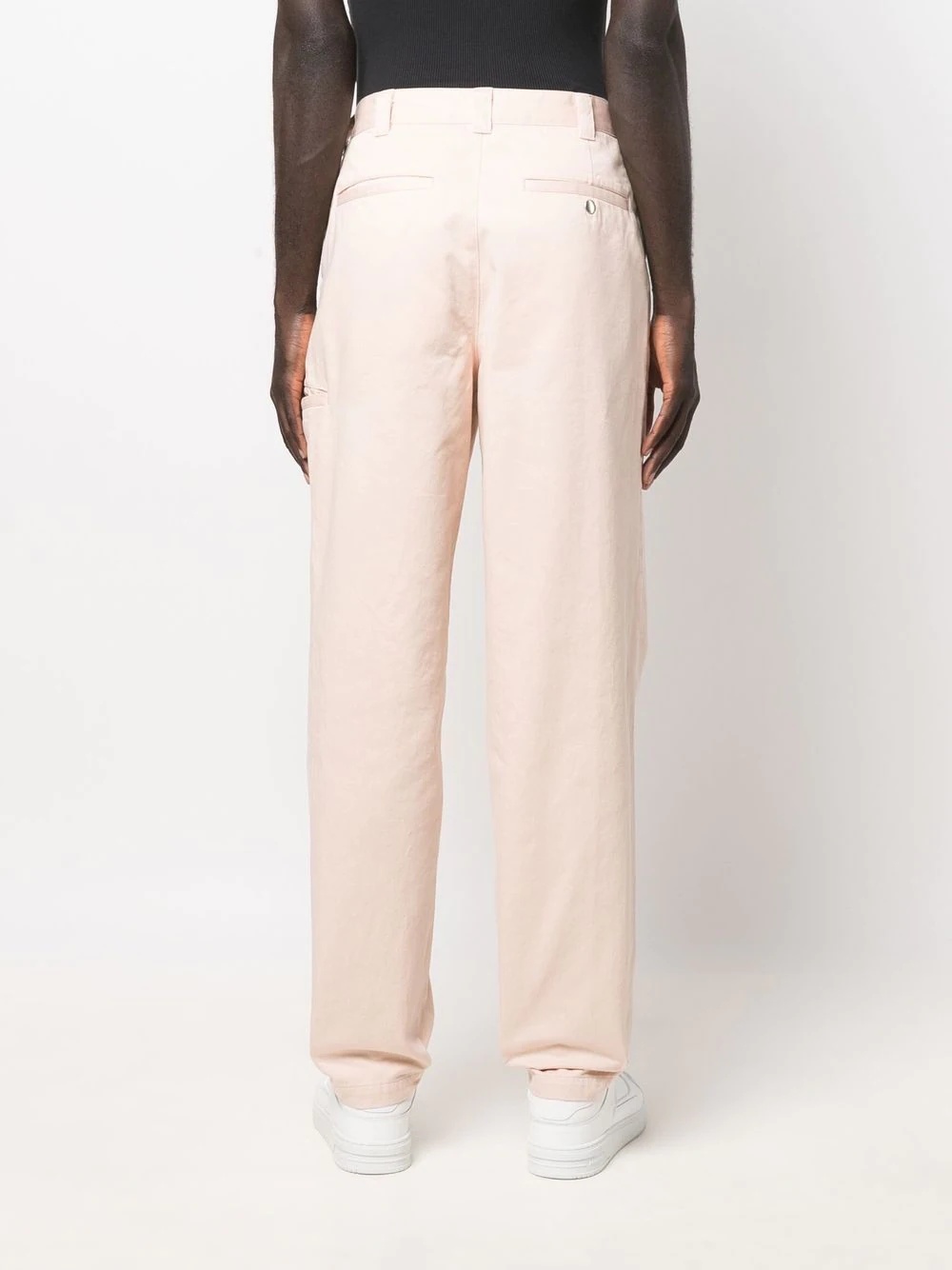 tapered-leg slip pocket trousers - 4