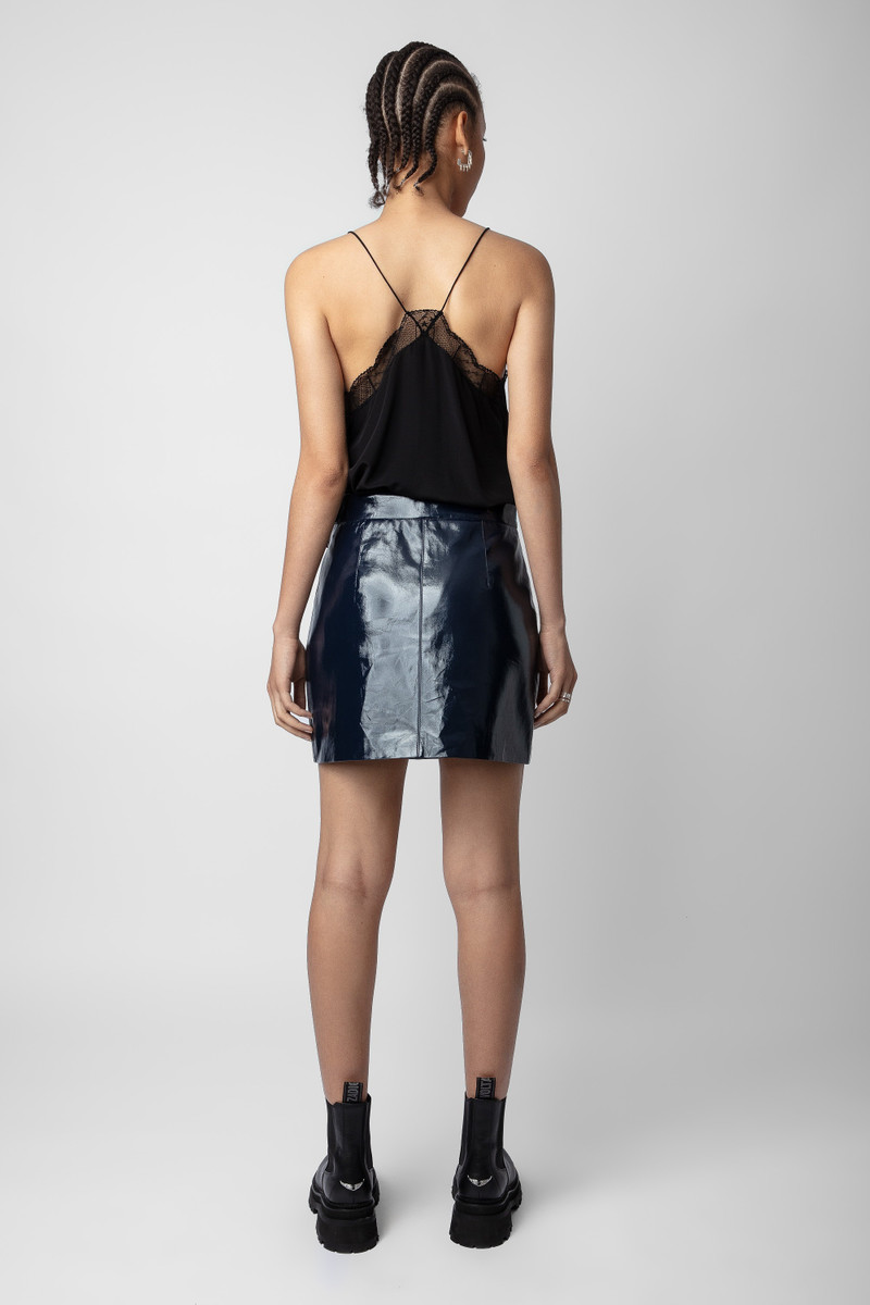 Jinette Vinyl Skirt 5
