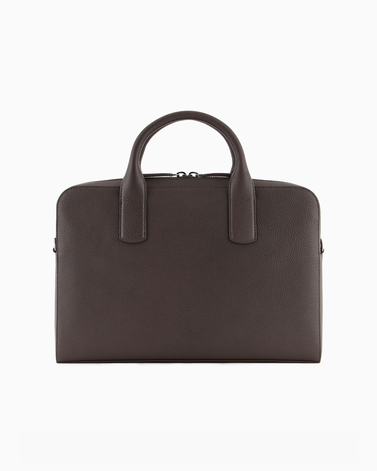 PEBBLED LEATHER BRIEFCASE - 3