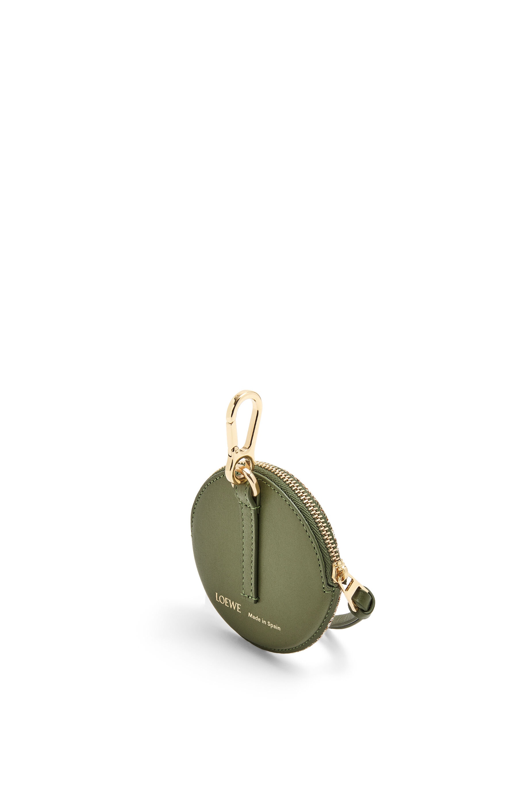Cookie charm in Anagram jacquard and calfskin - 2
