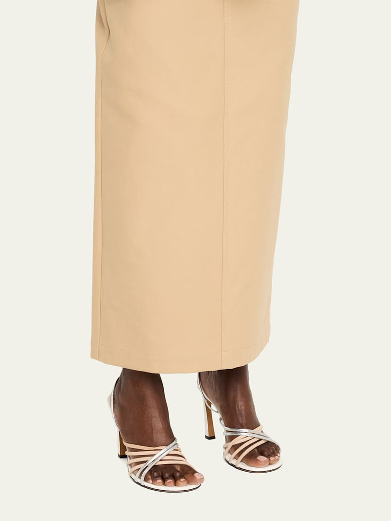 Marni Metallic Leather & Suede Strappy Slingback Sandals outlook