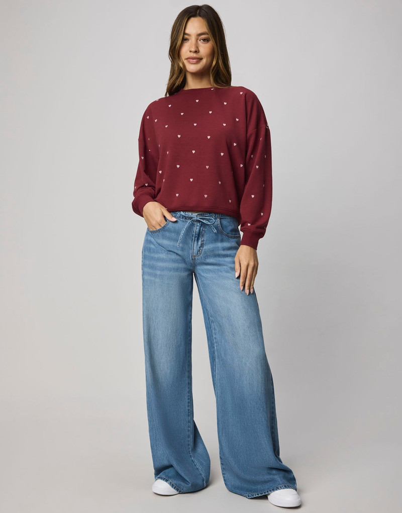 Splendid Love Lounge Embroidered Pullover outlook