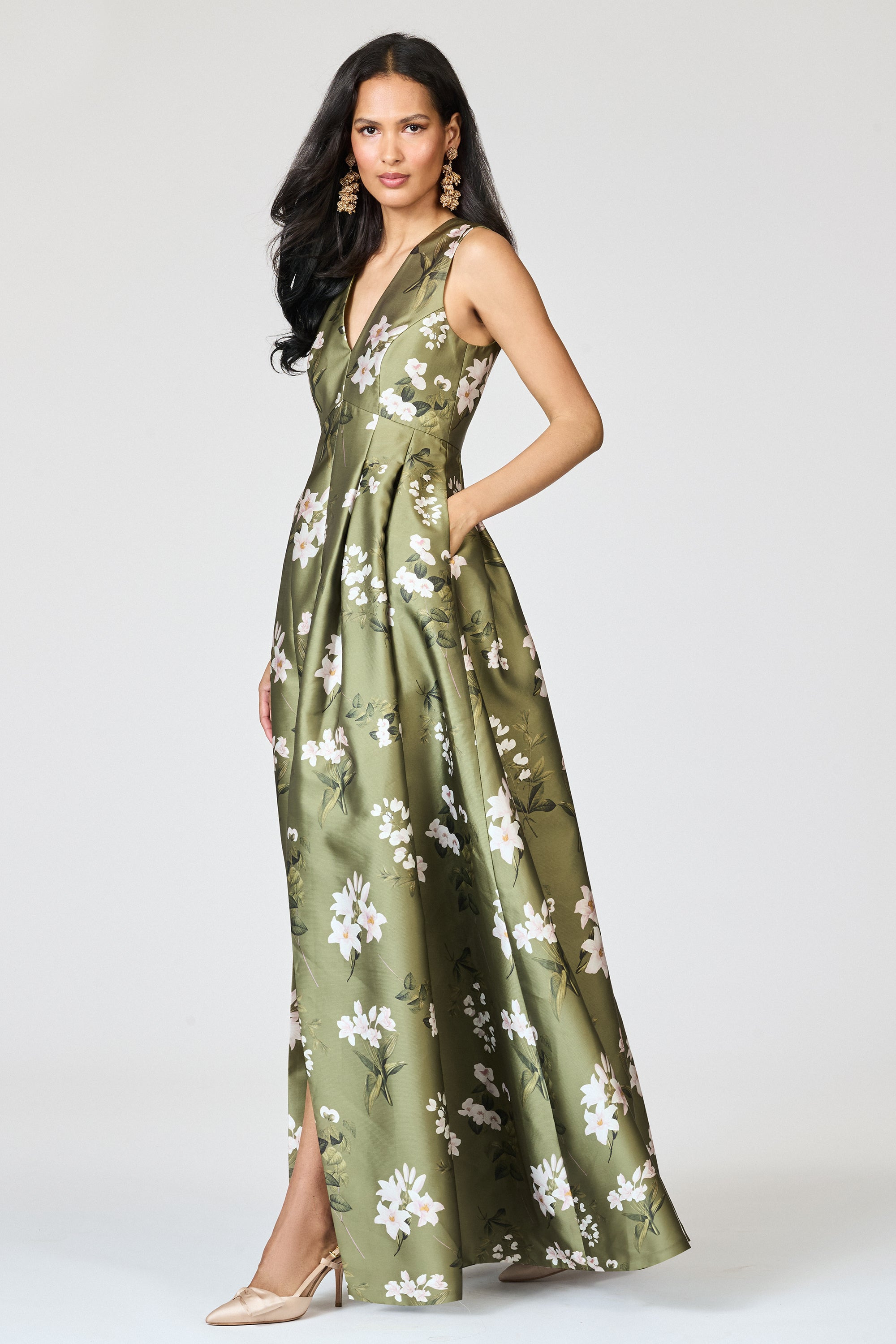 BROOKE GOWN - MOSS FORMOSA - 3